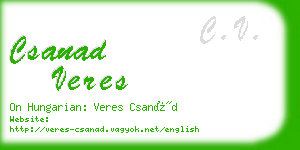 csanad veres business card